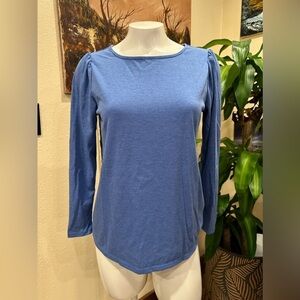EUC Nine. Eight SZ S long sleeve blight blue